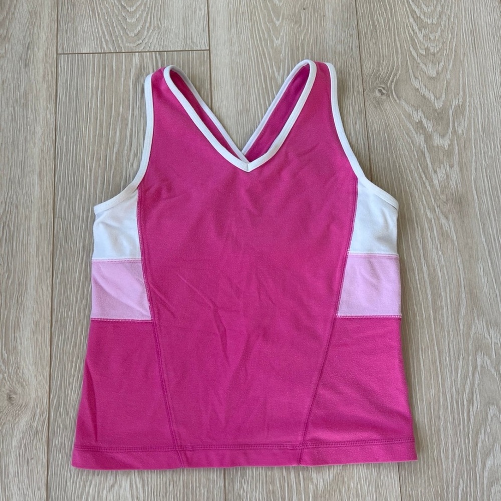 Danskin Tank with Built in Bra L